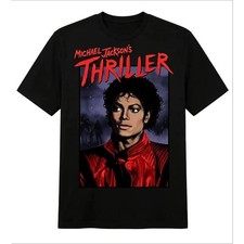 Michael Jackson Vintage Graphic Tee Print Short Sleeve T-Shirt picture