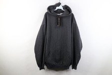 Deadstock Vtg 90s Streetwear Mens XL Blank Baggy Heavyweight Hoodie Sweatshirt picture