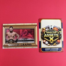 KHABIB NURMAGOMEDOV 2024 TOPPS KNOCKOUT GALLERY GRAPHS AUTO #GYG-KNV On Card picture