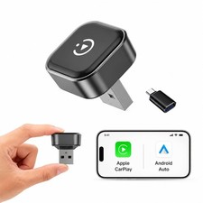 Hyphoon Wireless CarPlay Adapter & Android Auto Adapter, Gunmetal Gray picture