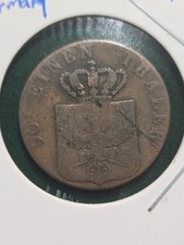 1839-A 1839 A   4 Four Pfennig Prussia German States picture