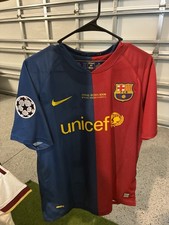 FC Barcelona 2008/2009 Home Jersey Messi #10, Roma Size Medium picture