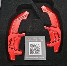Raceseng VW/AUDI DSG Shifter Paddles Billet Aluminum/ Alcantara NEW Red picture