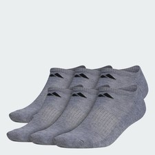 adidas men Men's Athletic Cushioned 6-Pack No Show Socks picture