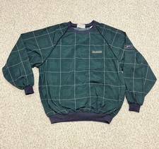 Vintage Golf Pullover The Players Championship Slazenger Green Plaid VTG PGA picture