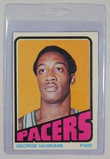 Vintage 1972/73 Topps Basketball George McGinnis Rookie RC Hall of Famer NRMT picture