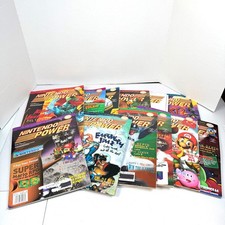 Vintage Nintendo Power Magazine Lot of 12 Issues 76 to 87 w/ Posters Cards picture