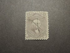 US Stamp   Scott # 70  1861 24c   Washington,  Red Lilac,  Perf.  12     VF picture