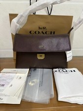 COACH CDS62 Chelsea Shoulder Bag 36 Maple Leather Official Outlet Bag  picture