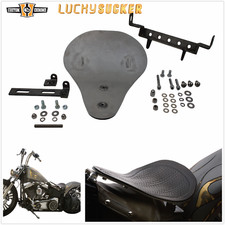 Lucky Sucker Raw Plain Solo Seat Kit Fit For Harley Softail FX 2000-06 FL 00-14 picture