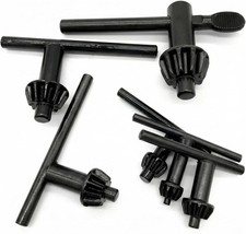 6 Piece Drill Chuck Key Set Heavy Duty Carbon Steel T Handle Drill Press Tools picture