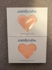 Set Of 2 Brand New Comfycubs Muslin Car Seat Covers for Baby Carseat picture