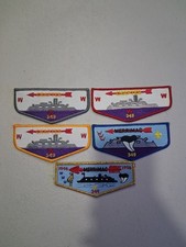 Blue Heron OA Lodge 349 Merrimac Chapter issue RARE Flap BSA Patchs picture