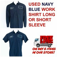 Used Work Shirts Cintas, Redkap, Unifirst, G&K Navy Blue picture