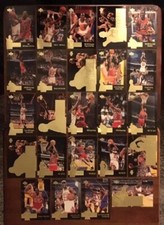 1995-96 UPPER DECK MICHAEL JORDAN THE JORDAN COLLECTION 24 CARD JUMBO SET BULLS picture