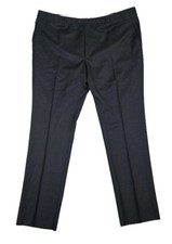 Santorelli *NWOT* Charcoal Gray Luxury Serge Romeo Pants Size 52 Unfinished Hem picture
