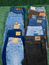 Vintage Jeans Lot of 12 Levis Lee Wrangler Carhartt Denim Wholesale Bulk READ picture