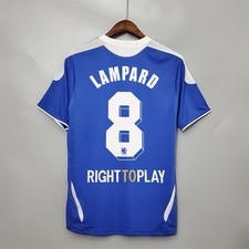 Vintage 2011/12 UCL Final Frank Lampard #8 Blue Chelsea Home Kit | Size L picture