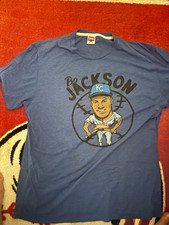 Homage Bo Jackson Kansas City Royals Blue Graphic T-Shirt, Unisex XXL picture