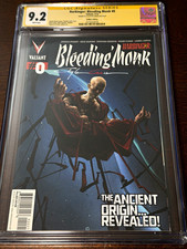 FREE SHIPPING CGC SS 9.2 Valiant Harbinger: Bleeding Monk 0 Signed Clayton Crain picture