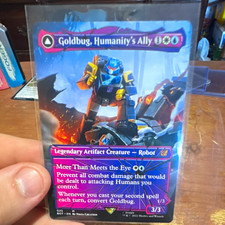 Wizards of the Coast MTG Brothers' War Goldbug Humanity's Ally/Scrappy Scout picture
