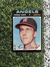 1971 Topps Baseball Rickey Clark #697 California Angels EX Low Shipping  picture