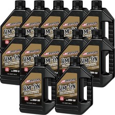 Maxima Racing Oils 22915901 Semi-Synthetic, 20W50, 12 Quarts picture