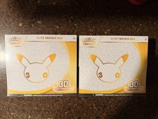 2 (Two) Pokémon 30th Anniversary Celebration Elite Trainer Box ETB New Sealed picture