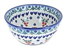 Blue Rose Polish Pottery Frosty Duo Large Bowl picture
