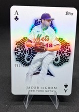 2023 Topps Series 1 - All Aces Jacob deGrom #AA-8 Black /299 Mets Baseball Card  picture