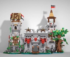 NEW 2568PCS Knight’s Fortress Building Blocks Set Medieval Castle MOC Model picture