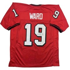 Autographed/Signed Hines Ward Georgia Red College Jersey Beckett COA picture