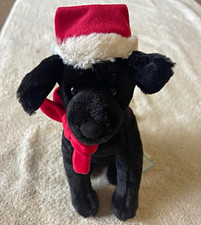 AUTHENTIC‼️NWT Jellycat Winter Warmer Pippa Black Labrador - Retired & HTF 9” picture