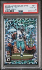 2018 Donruss Optic - Downtown Rare Ezekiel Elliott #DT-7 💥PSA 10💥 picture