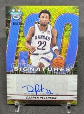 2025-26 Bowman's Best U Darryn Peterson ISO Signatures Auto Yellow Lazer /75 picture