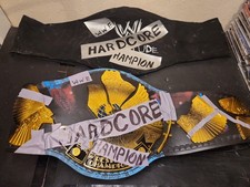 WWE Hardcore Championship Replica Title Belt With Bag Autographed Mick Foley picture