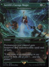 Aerith's Curaga Magic Heroic Intervention Rainbow Foil FOIL R Secret Lair Drop S picture