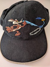 VTG WB 1998 Looney Tunes Cap Snap Back Wile E Coyote/Road Runner picture