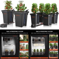 Spider Farmer DWC Hydroponic System 7 Gallon Deep Water Culture with 2/4 Buckets picture