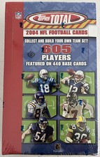 2004 Topps Total NFL Football Cards Factory Sealed Wax Box,36 Packs,(B17) picture