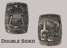 Chattanooga Police Tennessee Whiskey Barrel Collectors Challenge Coin  J#38 picture
