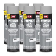 SEM 39683 Case of Self Etching Primer Gray Aerosol Spray 15.5oz (6 Cans) picture