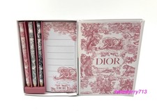 New in Box Dior Note Memo Pads  Notebook With Crayon Color Pencil Set picture