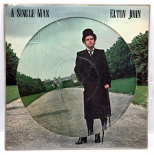 Elton John A Single Man Rare 1978 US Promo Picture Disc Vinyl L33-1995 Sealed picture