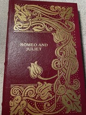 Easton Shakespeare ROMEO & JULIET- Leather 22k Gold Collector’s Edition LIKE NEW picture