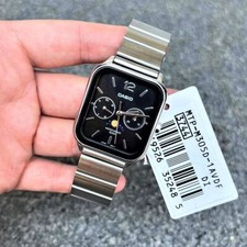 Casio MTP-M305D-1A Black Analog Moon Phase Classic Lunar Design Men's Watch picture