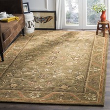 SAFAVIEH Antiquity AT52A Handmade Olive / Gold Rug picture