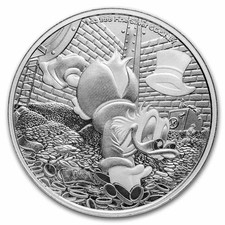 2025 Niue 1 oz Silver $2 Disney's Scrooge McDuck BU picture