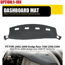 Anti-glare Dashboard Cover Protect Dash Mat For 2002-08 Dodge Ram 1500 2500 3500 picture