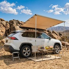 4.9x6.6ft Car Side Awning SUV Truck Rooftop Tent Sunshade Outdoor Camping picture